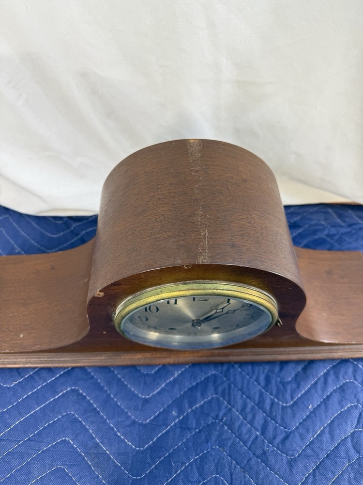 Antique Seth Thomas Wood Chiming Mantel Clock