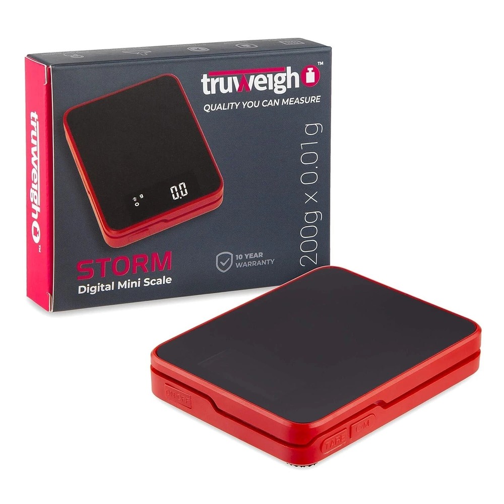 DIGITAL MINI SCALE | 200G X 0.01G | RED | 1CT