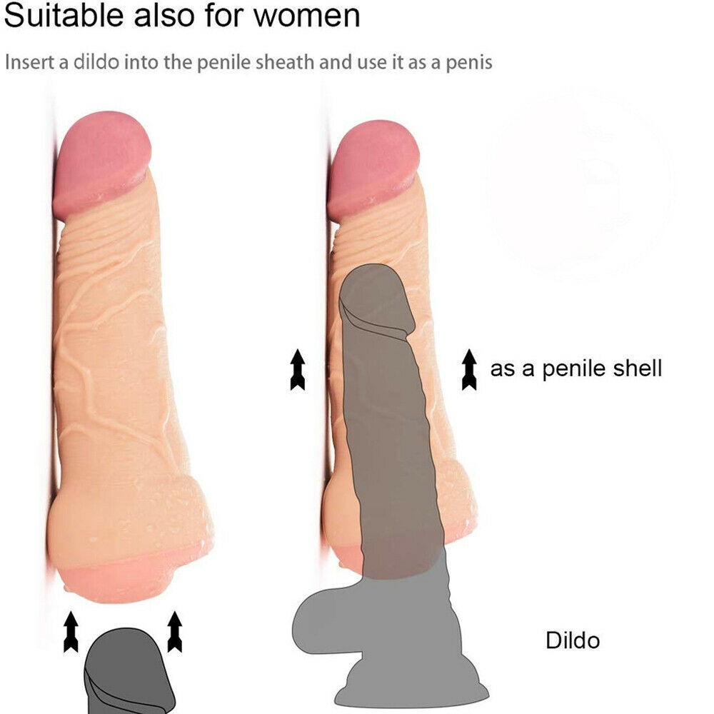 Penis SLEEVE Adult Male Realistic Vagina Pocket Pussy Masturbator Sex Toys Men