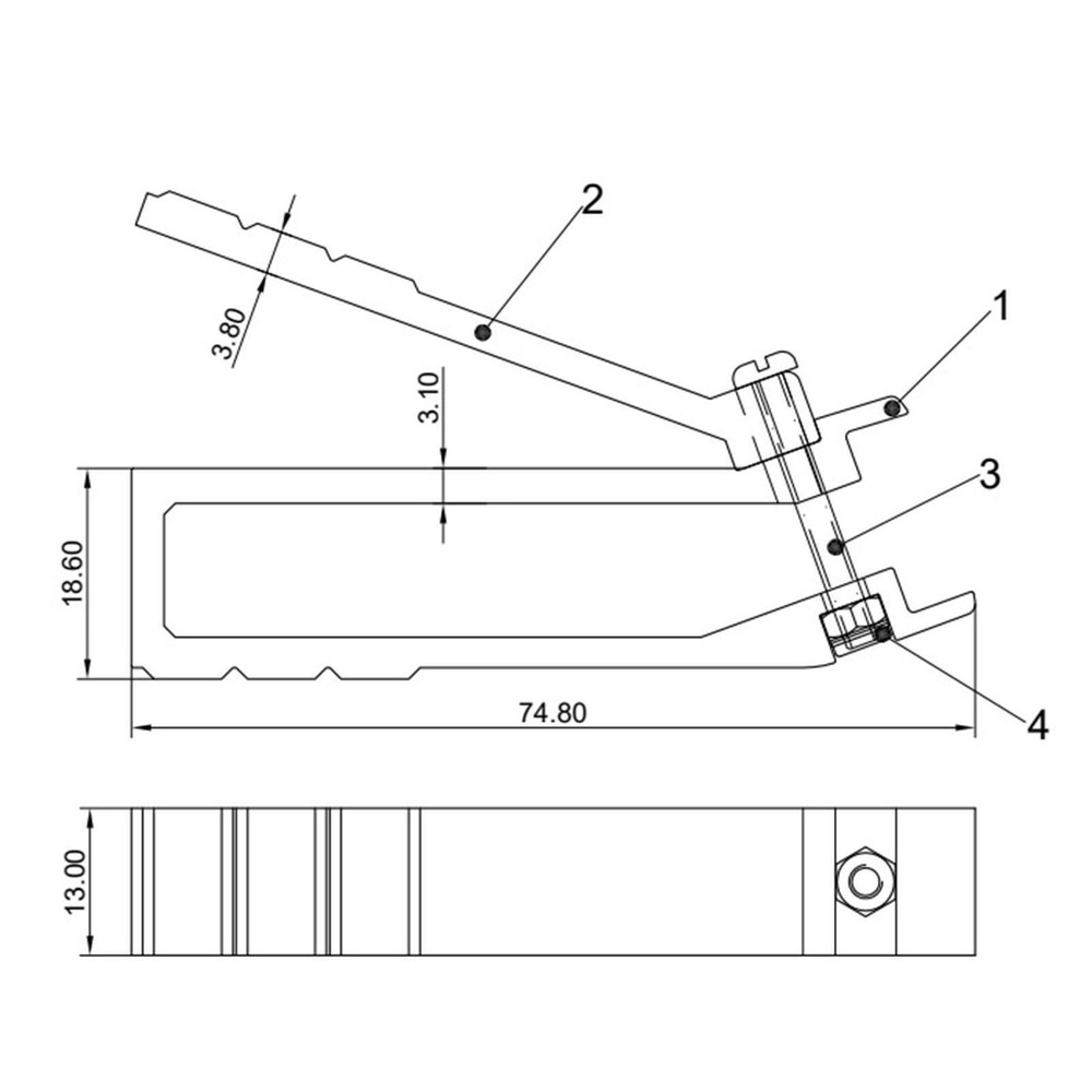 Nut Insert Installation/Removal Tool for Computer Server Rack Cage