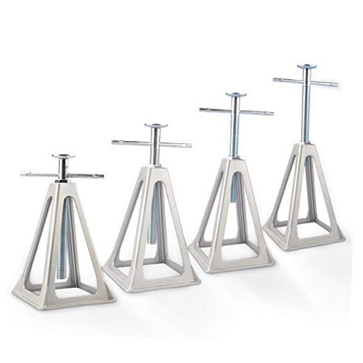 4 Pack, for RV, Camper and Trailer Stabilization, Aluminum RV Stack Jack