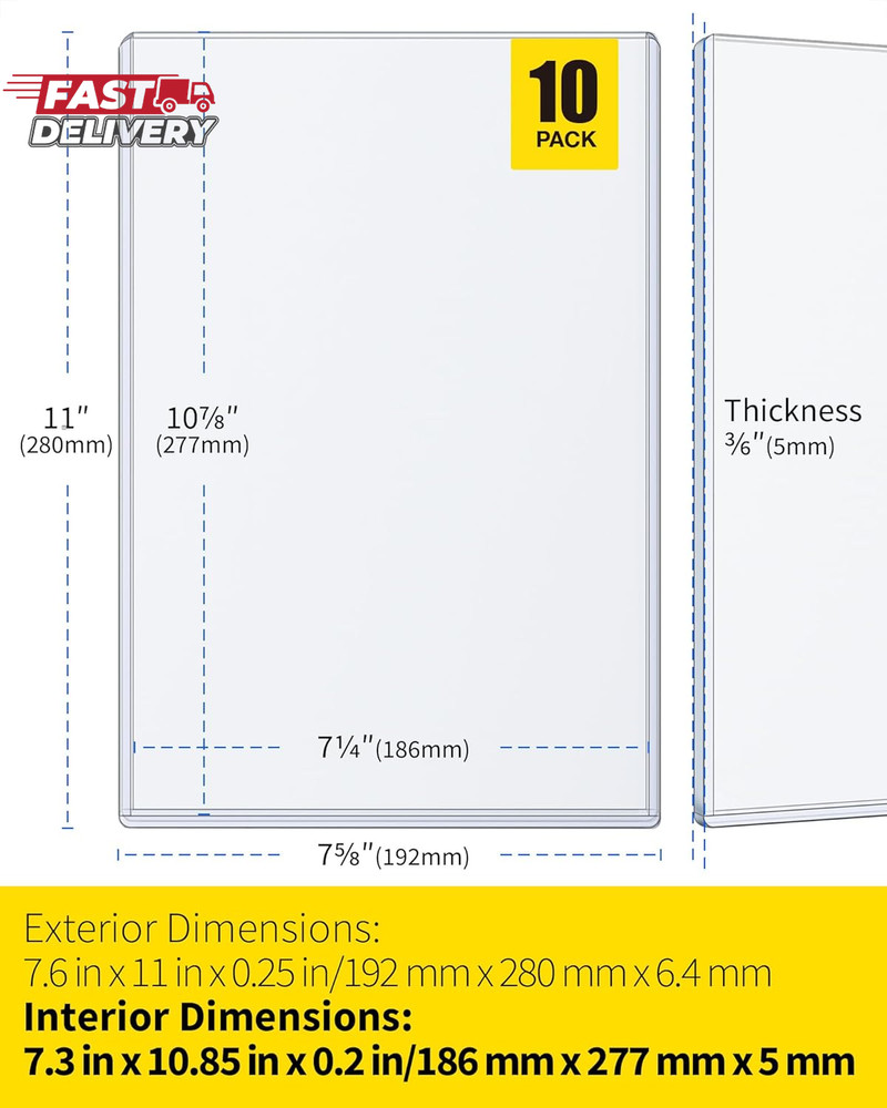 Comic Book Top Loaders - Protector Hard Case Sleeve, Toploader Holder for Silver