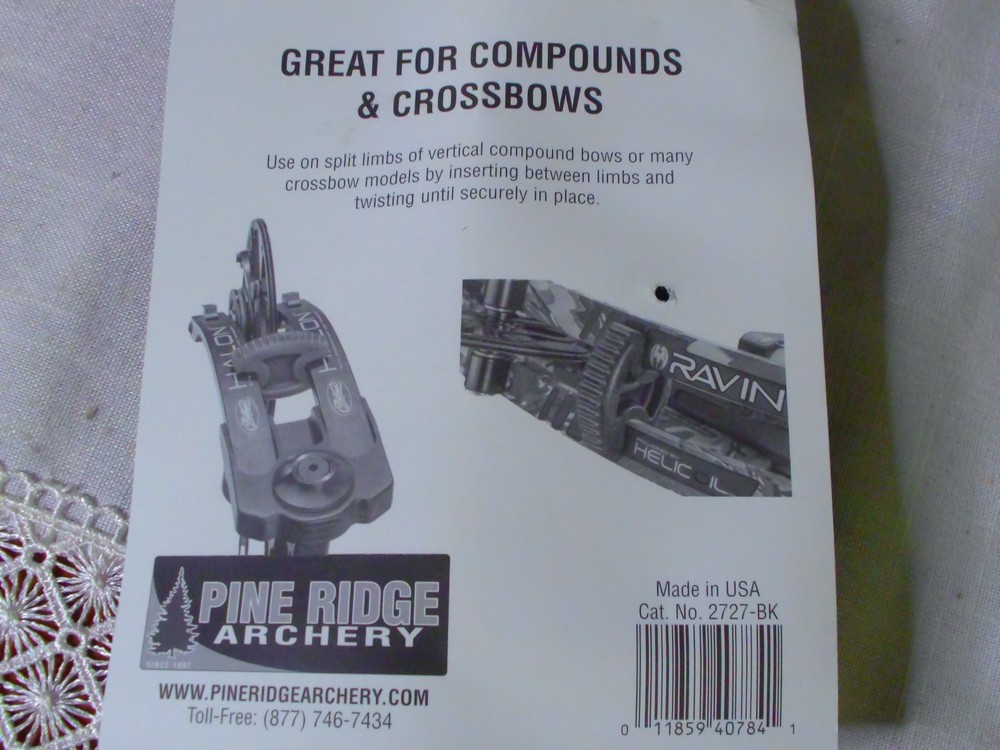 Pine Ridge Archery Nitro Split Limb Dampeners 2 Pack Black 2727-BK 40784