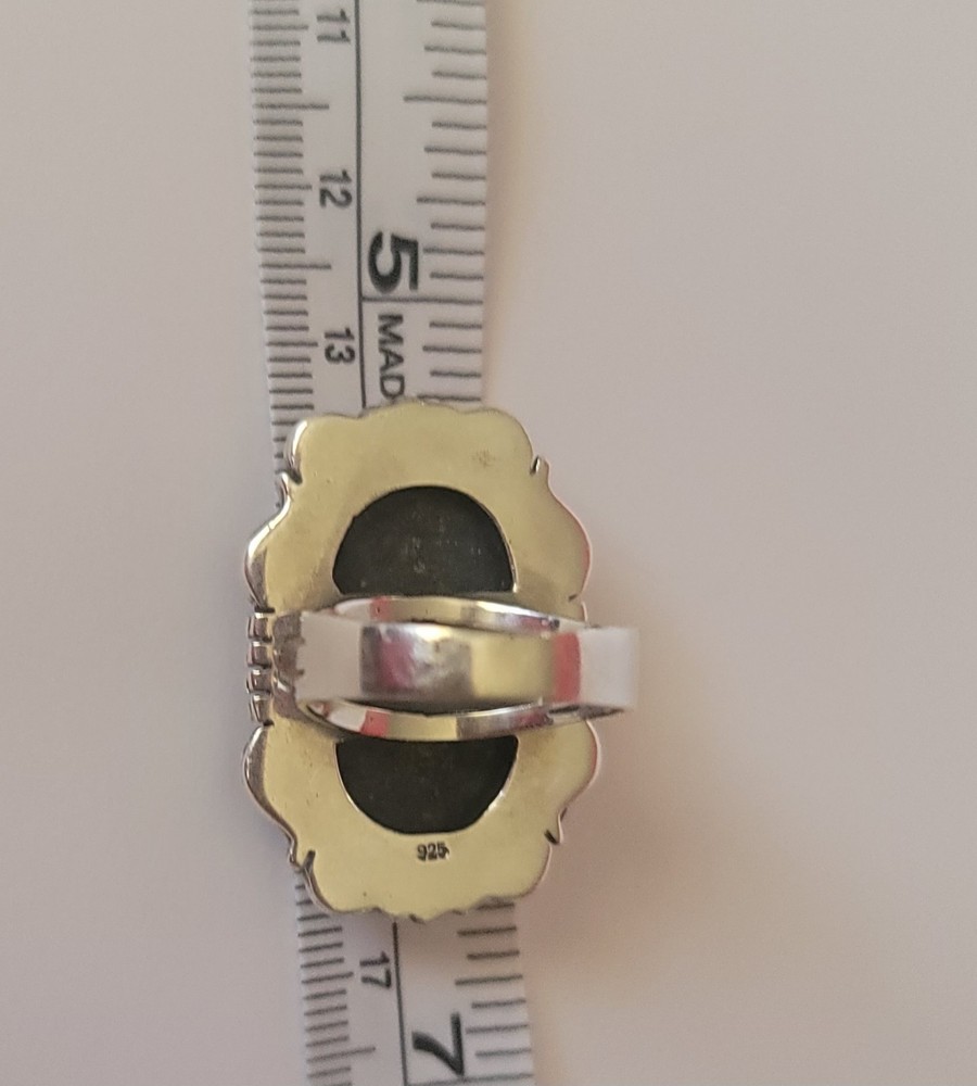 lapis lazuli ring 925 sterling silver