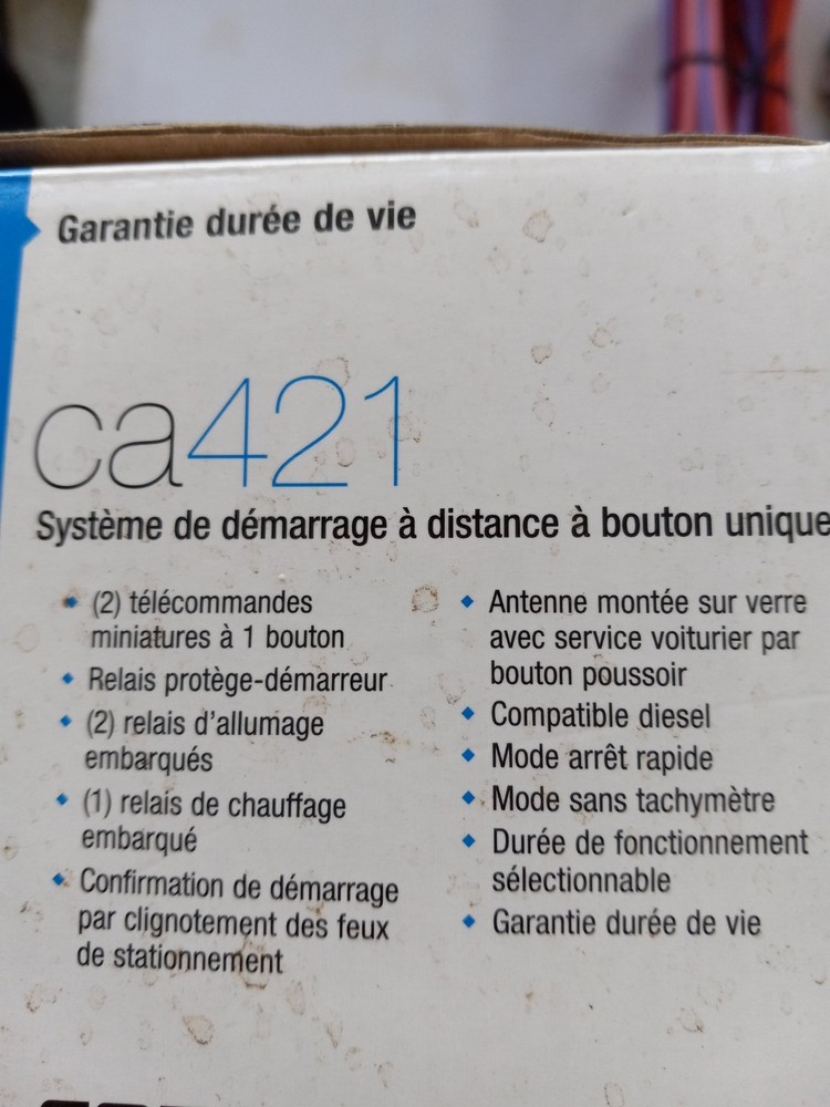 CODE ALARM ca421 Pro Single Button Auto Remote Start System NIB