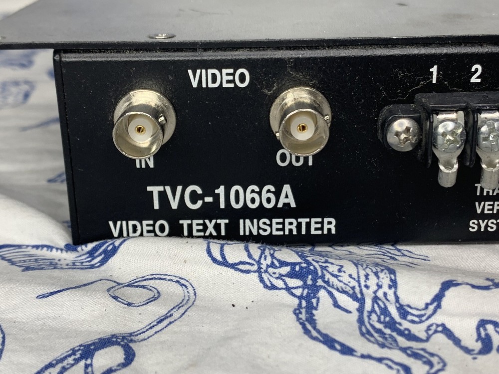 Transaction Verification Systems Inc. TVC-1066A TVS (A4)