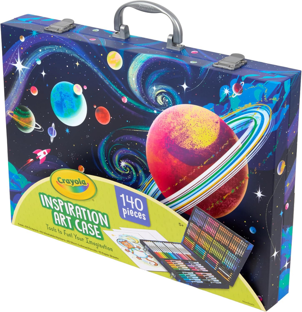 Inspiration Art Case Space Coloring Set (140Pcs), Essential Easter Basket Stuffe