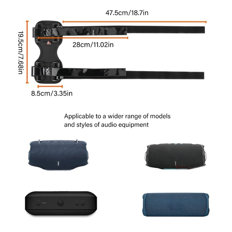 Bike Speaker Fixed Strap Bottle Cage Portable Bluetooth-compatible Speaker