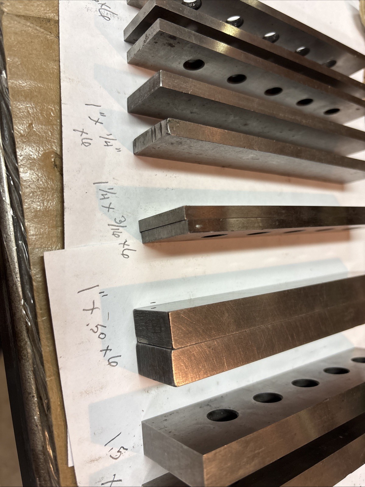 Vintage Set Of Mixed Toolmaker Parallels