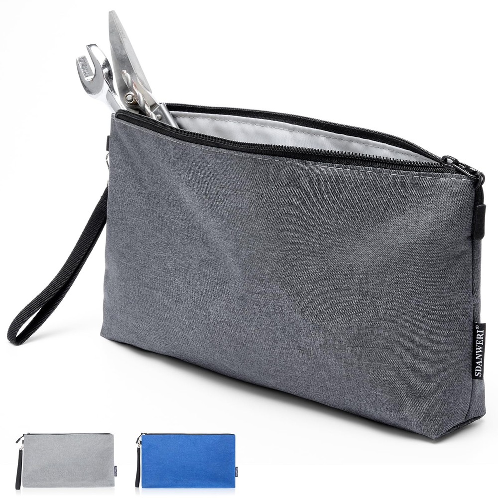 1Pack 12 Inch Tool Bag Zipper Pouch, Small Tool Pouch, Utility Multipurpose S...