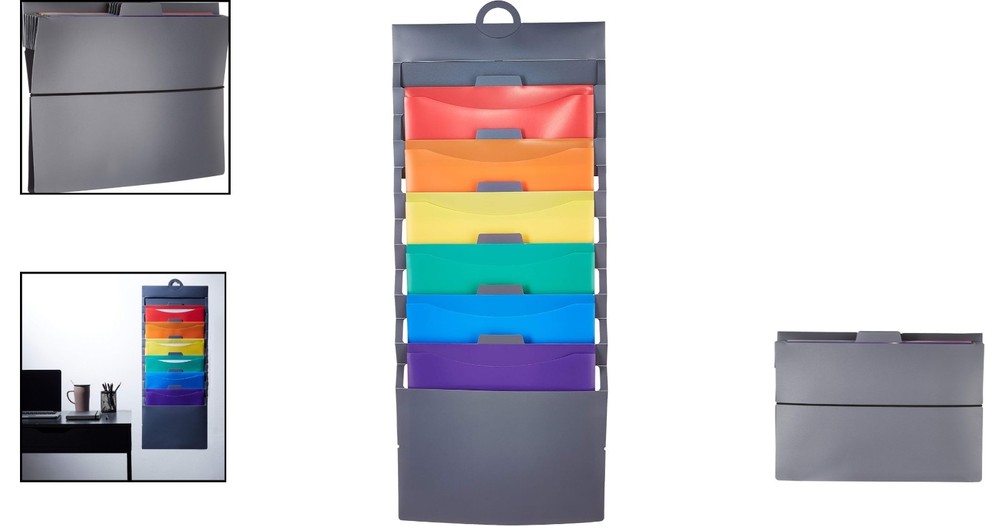 Space Saving Hanging File Folders for School and Office