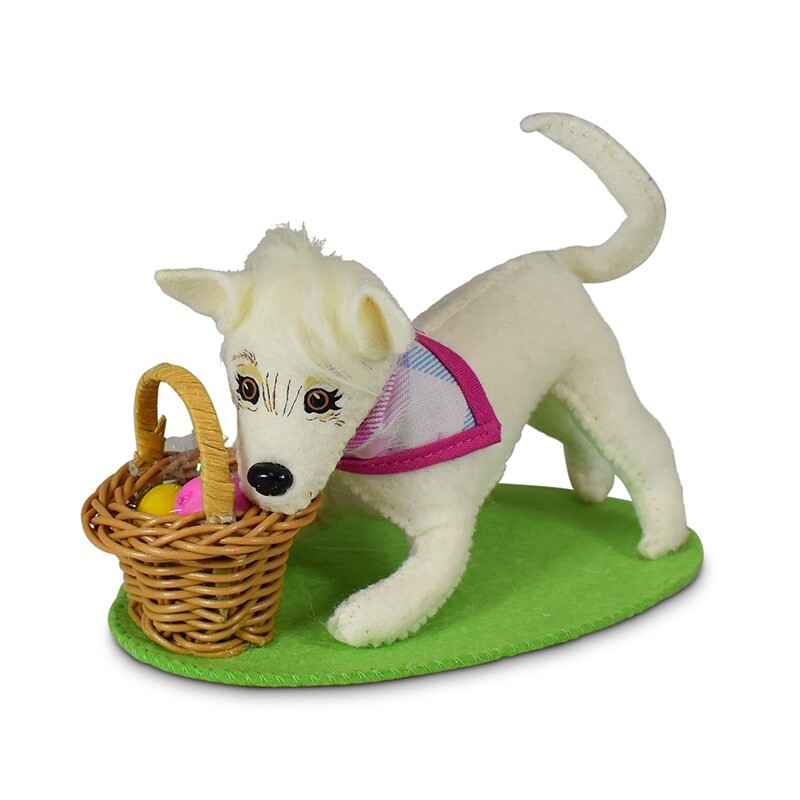 2021 Annalee ~ Easter ~ 5" ~ "Easter Egg Hunting Dog" ~ #211023~ NWT