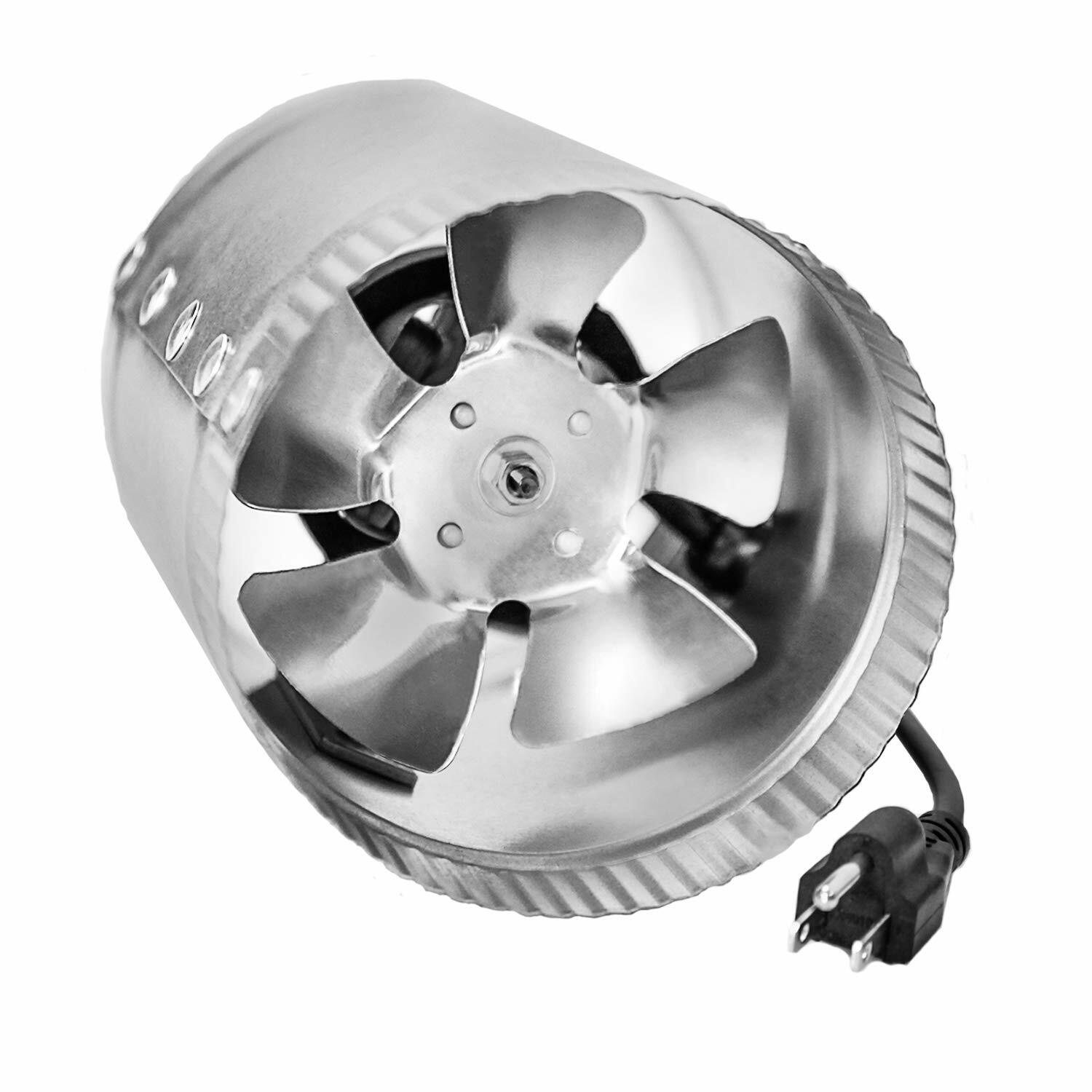 iPower Inline Duct Booster Fan Exhaust Blower with Speed Controller