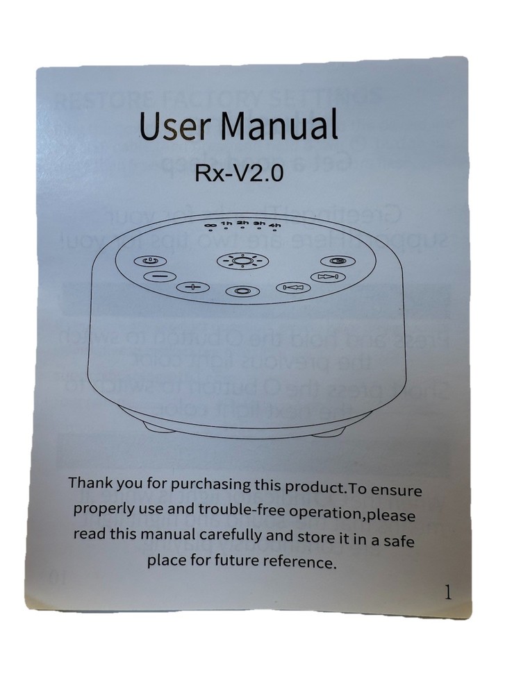 Hushing White Noise Machine