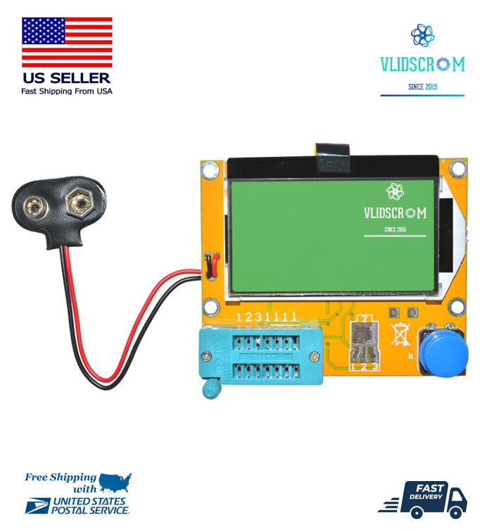 LCR-T4 M328 Transistor Tester ESR Meter Diode Triode Capacitance SCR Inductance