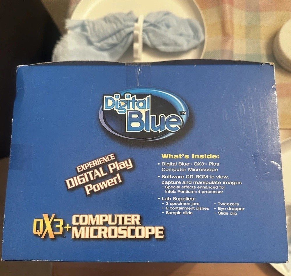 Digital Blue QX3+ Computer Microscope with Software New in Box (NIB)