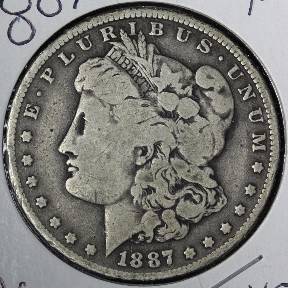 1887-O Morgan Silver Dollar FINE E223 JG