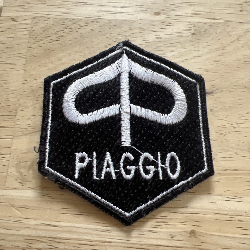Piaggio (Vespa) Hex Patch - Embroidered - Sew On