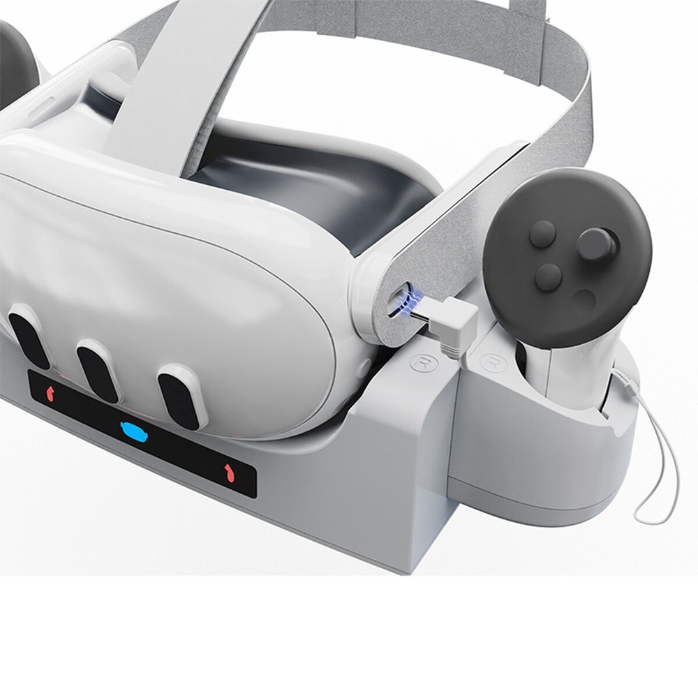 For Oculus Quest 3 VR Headset Controller Charging Dock Wall Mount Charger Stand