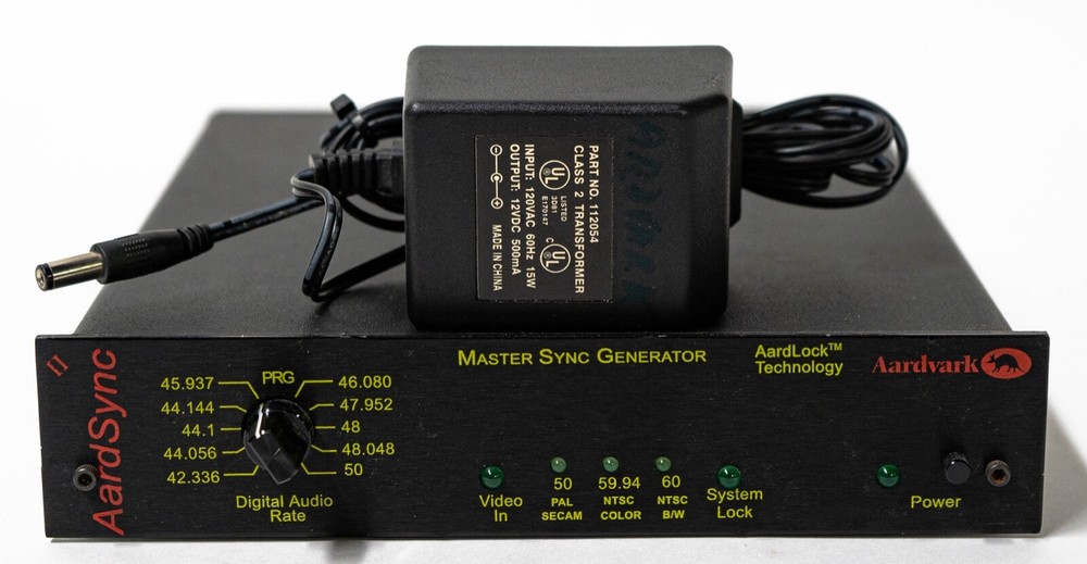 Aardvark AardSync II 96kHz Master Clock Generator with Power Supply