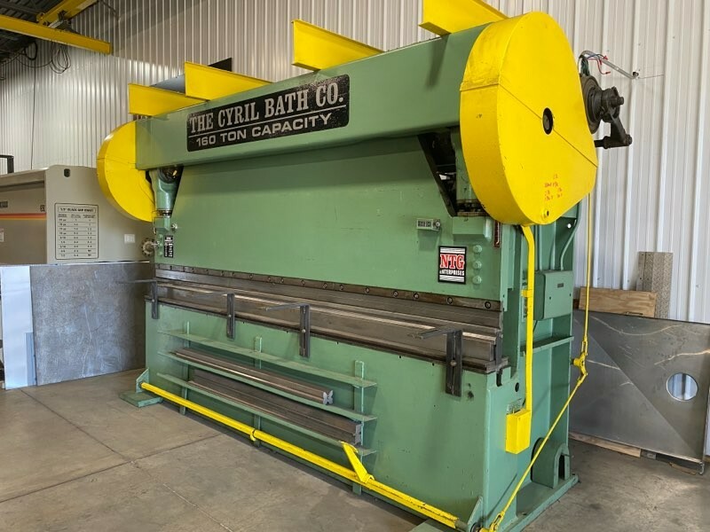 Cyril Bath 160 ton Press Brake