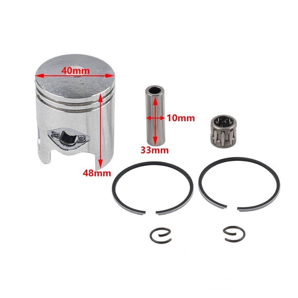 40MMPiston 10MMPin Kit ForJog 50 Scooter 2 Stroke ATV