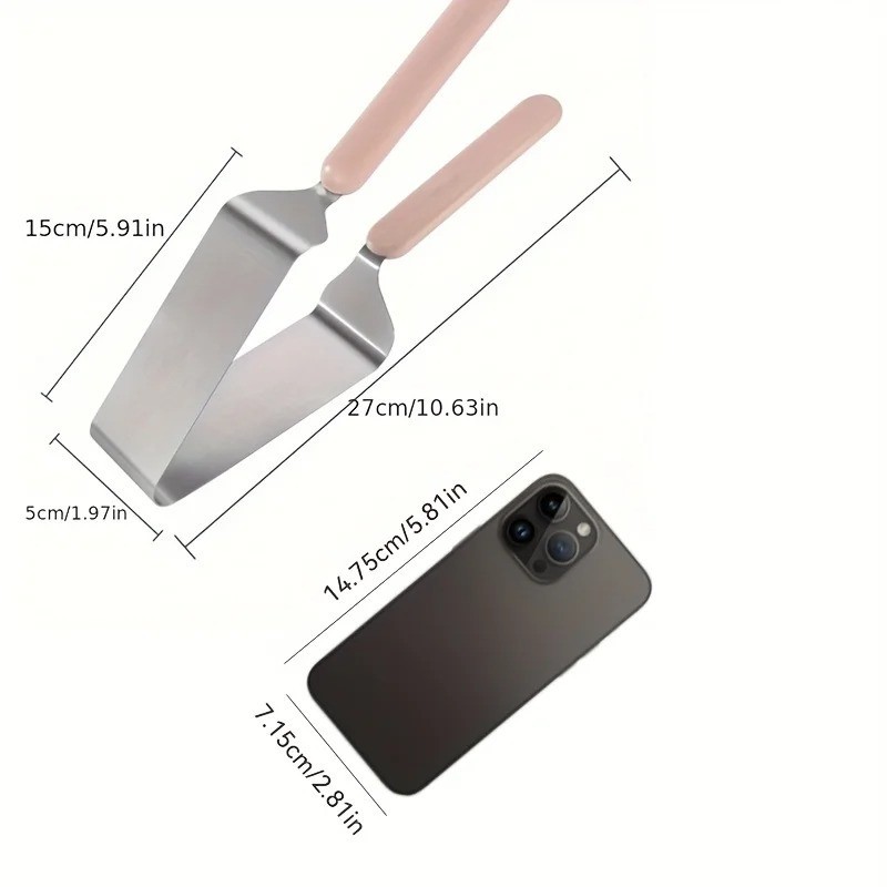 Stainless Steel Cake Knife & Server for Wedding, Sharp & Easy Clean