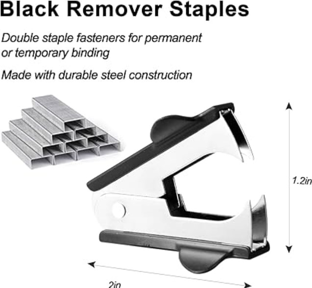 Office Stapler 25 Sheet Capacity Automatic Desk Stapler with Staples Remover