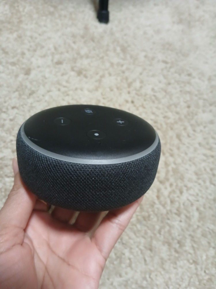 Amazon Echo Dot (3rd Gen) Smart Speaker Black Alexa Wi-Fi Bluetooth Adapter