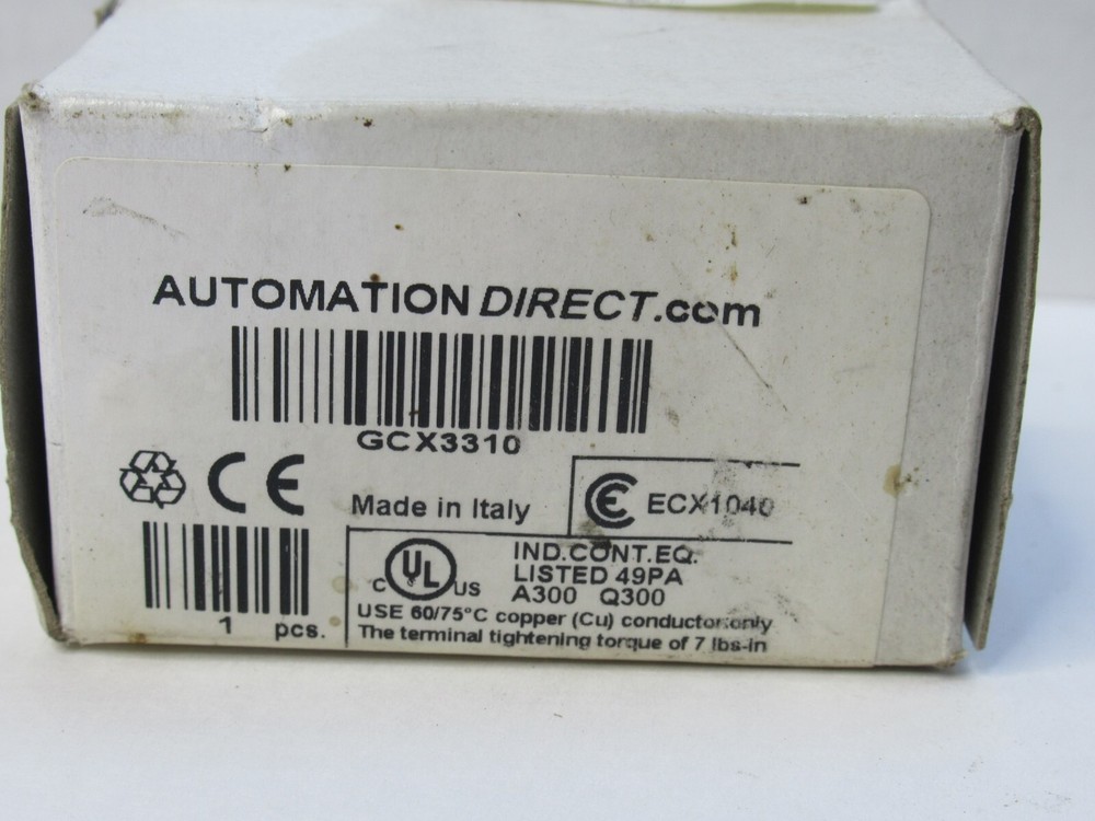 (NEW) AUTOMATION DIRECT GCX3310 Selector Switch