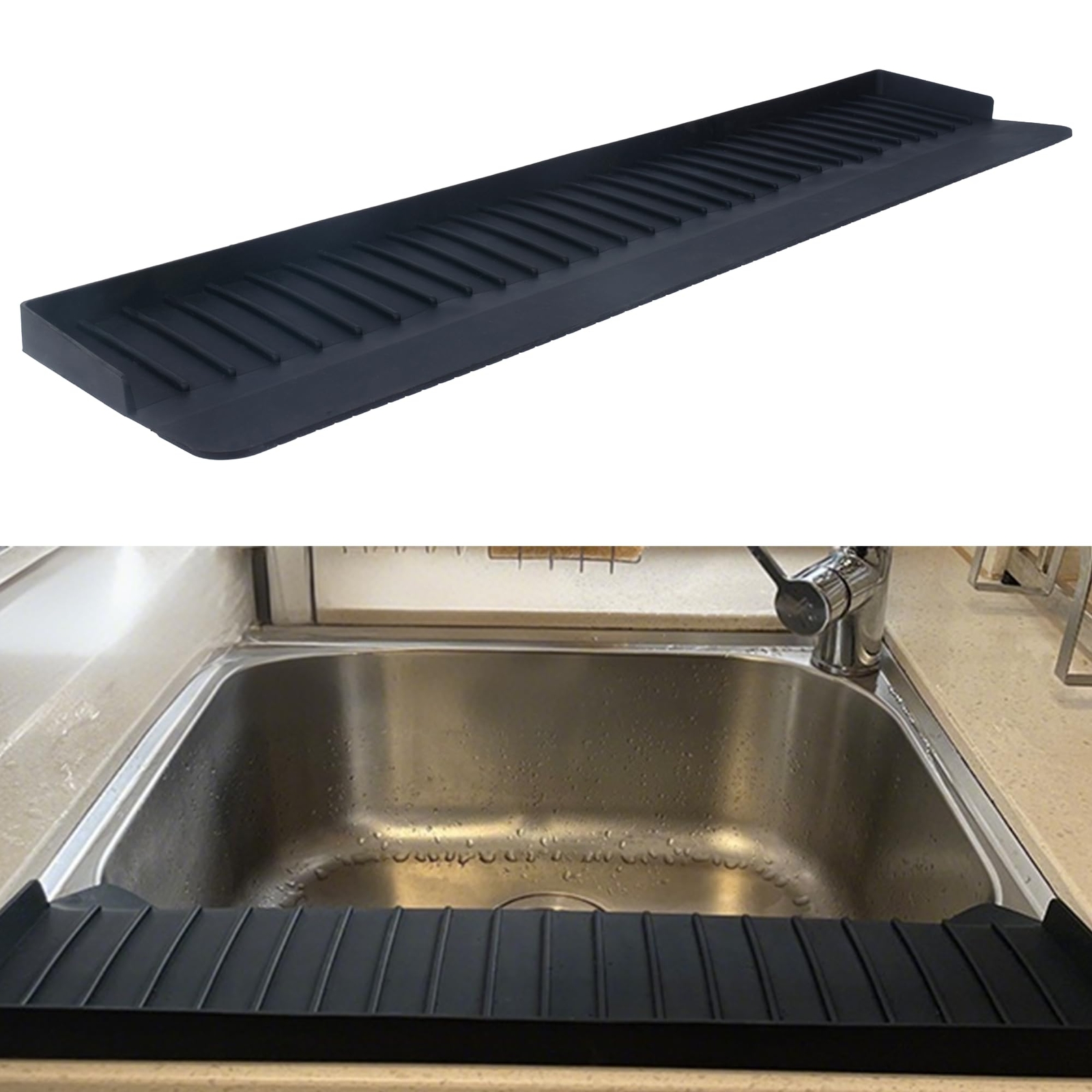 4"X30" Extra Long Sink Edge Protectors for Kitchen Single and Double SinkKitc...