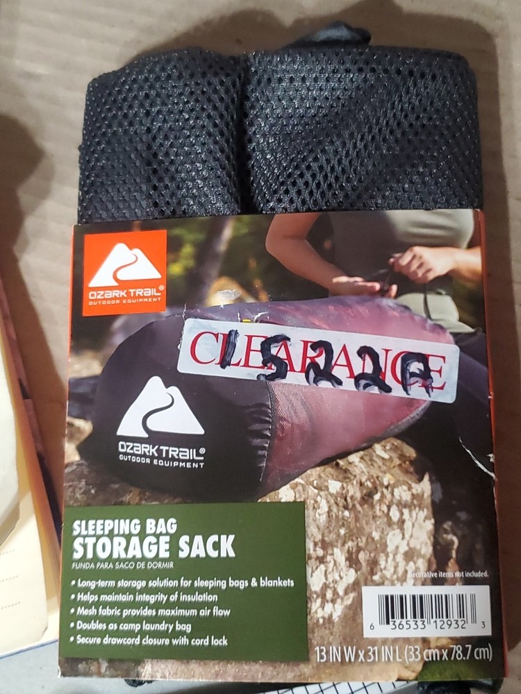 OZARK TRAIL SLEEPING BAG STORAGE SACK