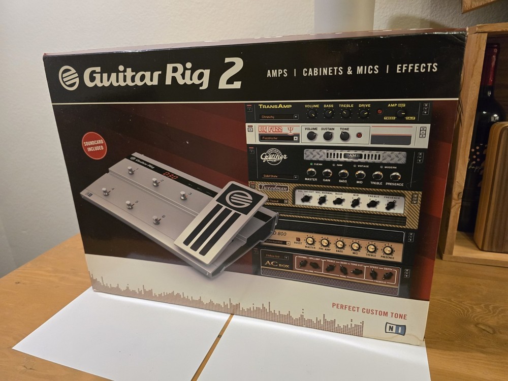 Native Instruments Guitar Rig 2 Virtual Processor DVD Mac/Win with Rig Kontrol 2
