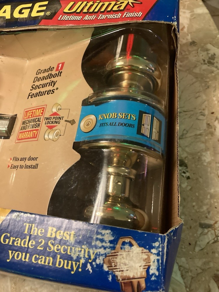 Schlage Ultima Maximum Security Deadbolt + Keyed Entry~Grade 2 Two Point Locking