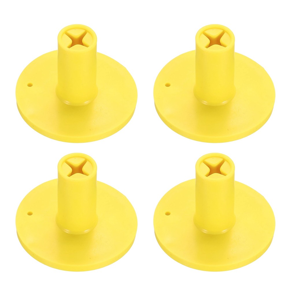 Rubber Golf Tee, 1.5Inch Golf Practice Tees Training Driving Range, Yellow