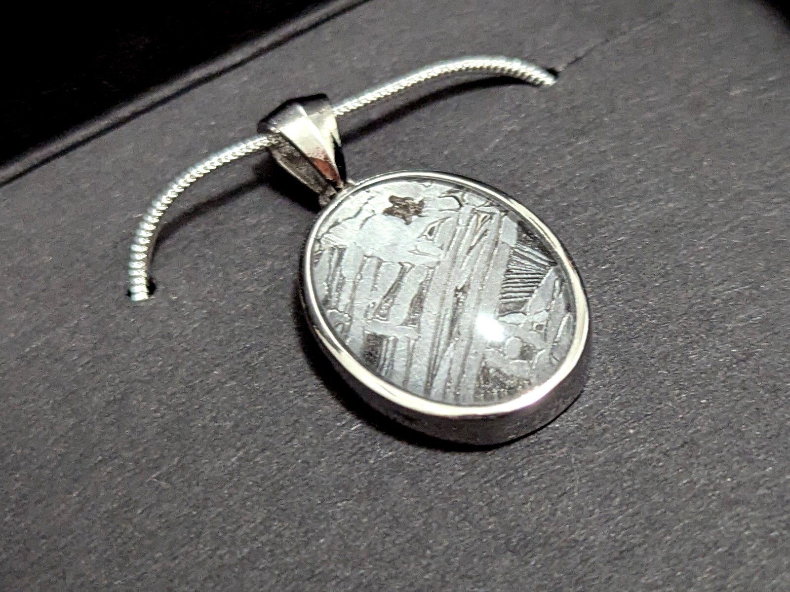 Genuine Aletai Iron Meteorite Pendant, Certified Space Artifact