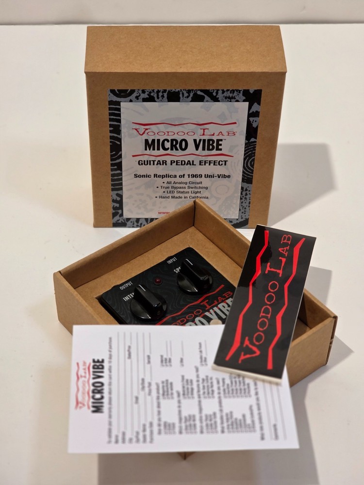 Voodoo Lab Micro Vibe Guitar Pedal Effect