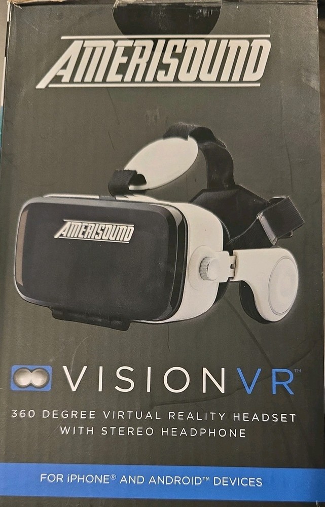AmeriSound Vision VR 360 Virtual Reality HeadSet With Headphone