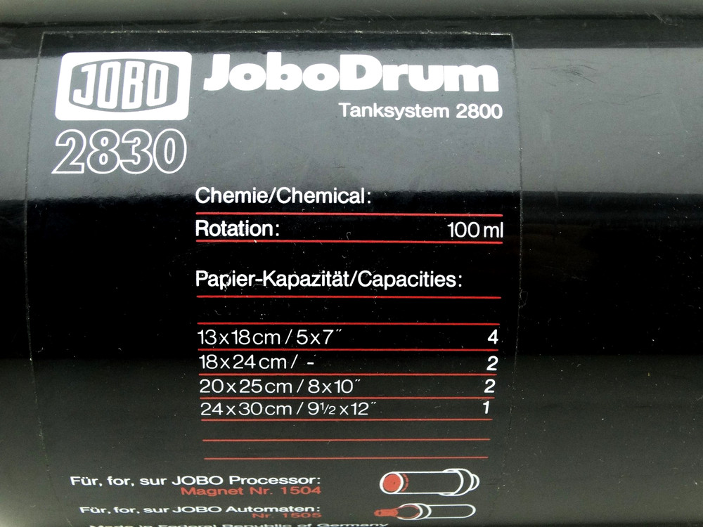 Jobo 2830 Tank System - With Inversion Lid - For CPE2/CPA2/CPP2 Processors