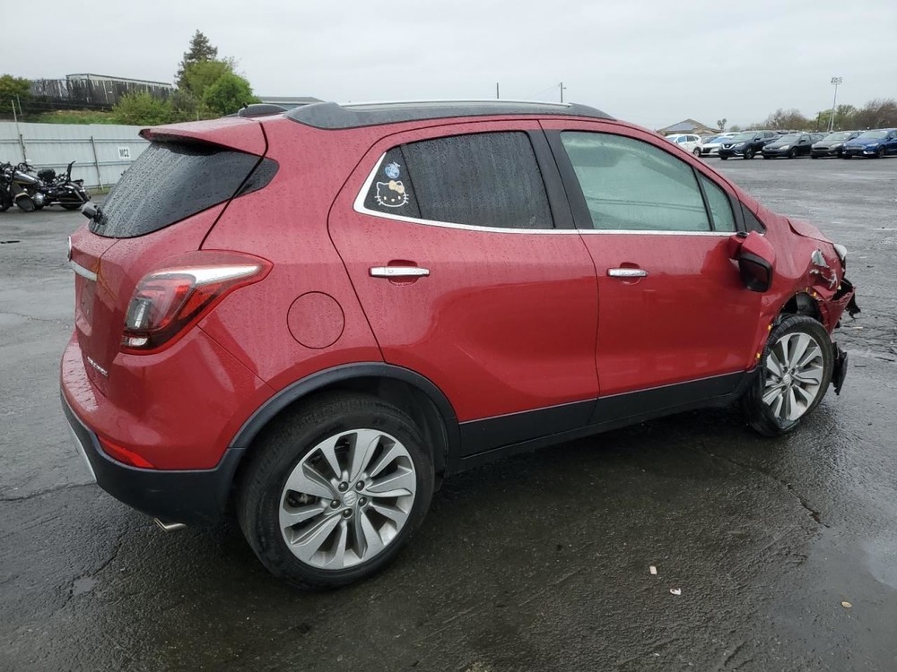 LEFT RED ROCKER PANEL MOULDING OEM 2013 BUICK ENCORE
