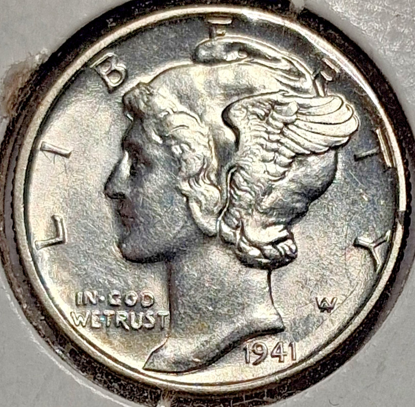 1941 Mercury Dime