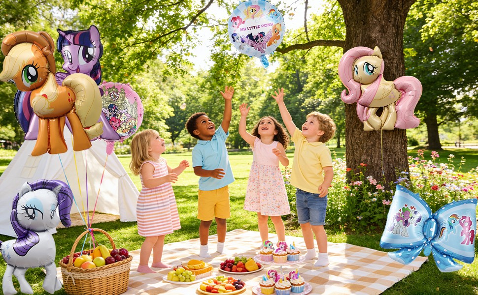 My Little Pony Foil Balloons Set My Little Pony Birthday Party Decoration Kids