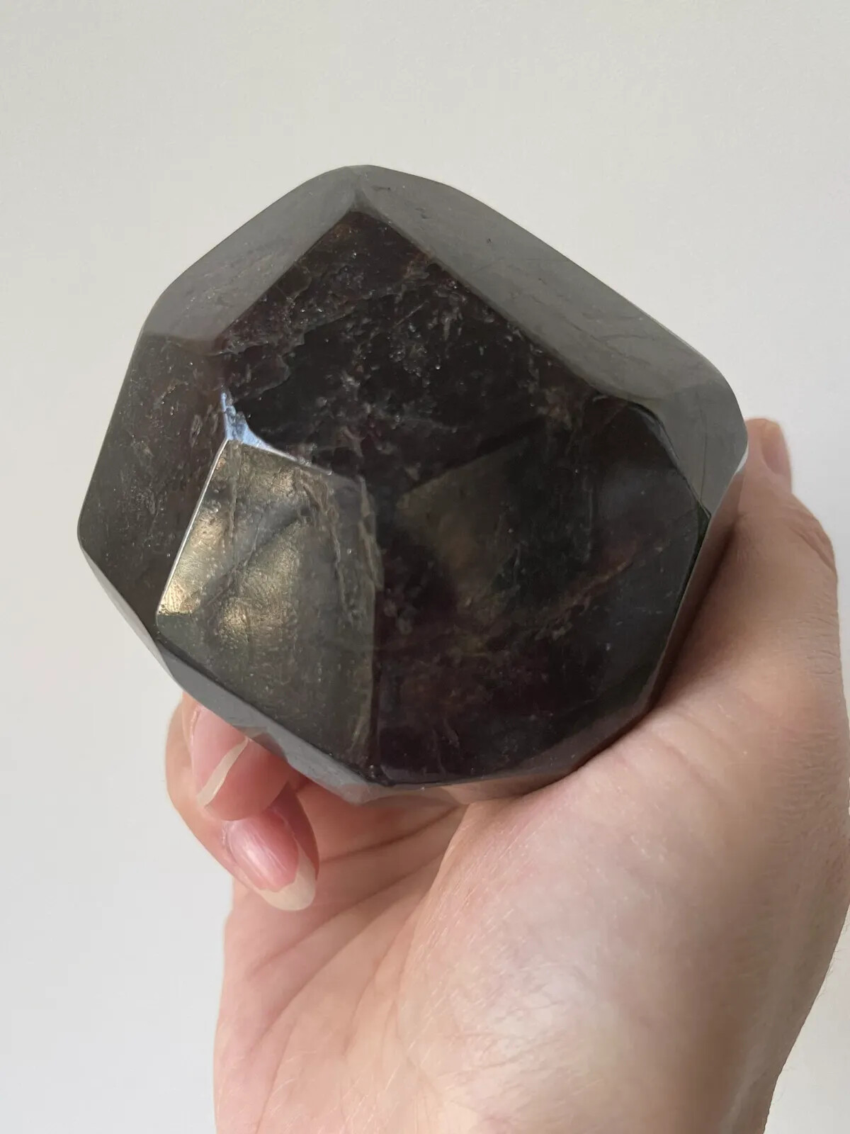 Extra Large Garnet 8 Sides Polished,1.75 to 3" Polished Almandine Garnet Faceted