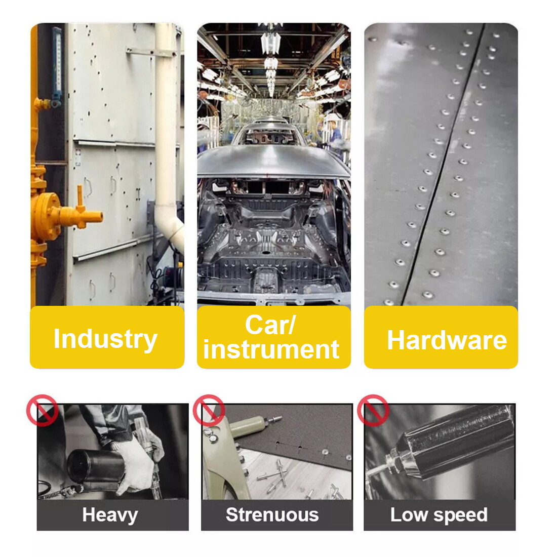 Cordless Brushless Rivet Gun for DeWalt 20V Battery,Electric Rivet Gun Tool Only