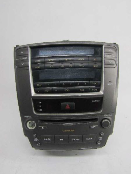 2006-2008 Lexus IS250 am fm radio cd player screen receiver OEM 86120-53320