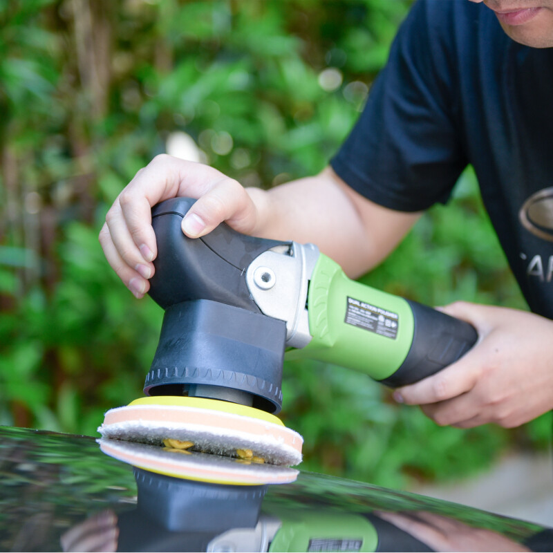 5.5 inch Microfiber Cutting Polishing Pad Hook and Loop Backing