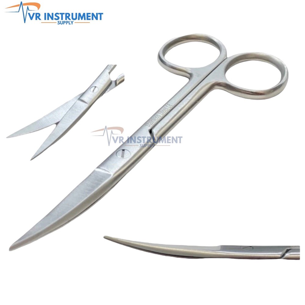 Operating Dissecting Scissors Curved 5.5" Sharp/Sharp surgical instrument Tools
