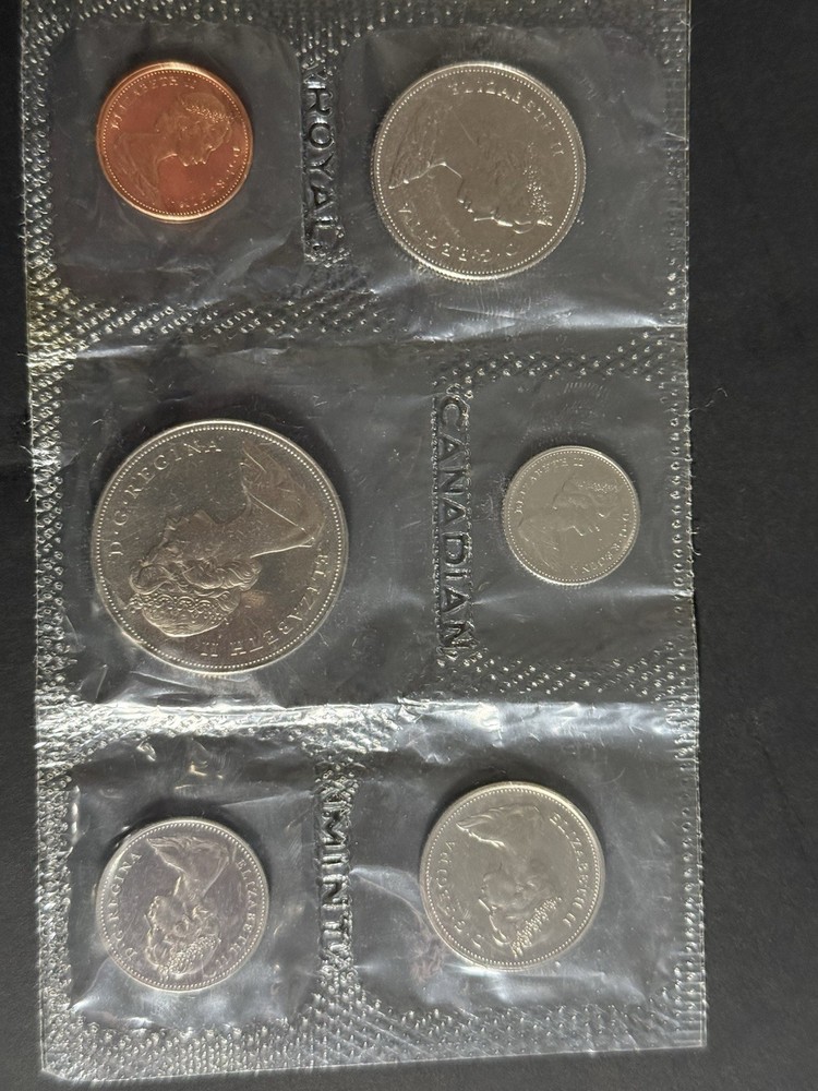1968 Canada RCM Proof Like 6 Coin Mint Set Sealed