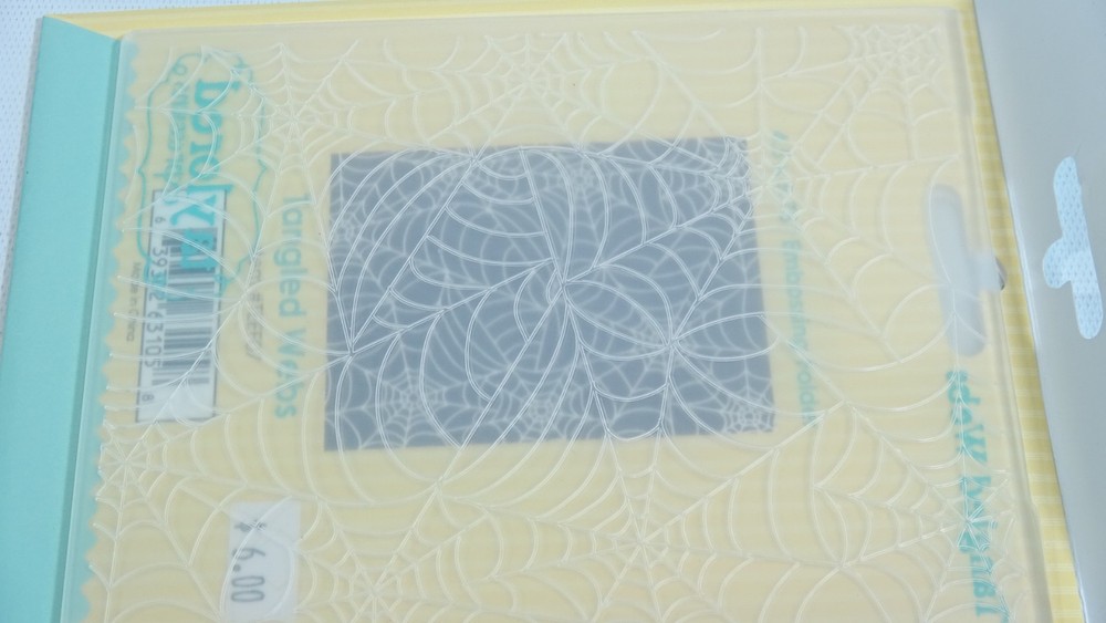 Taylored Expressions Tangled Webs Halloween Embossing Folder -TEEF07