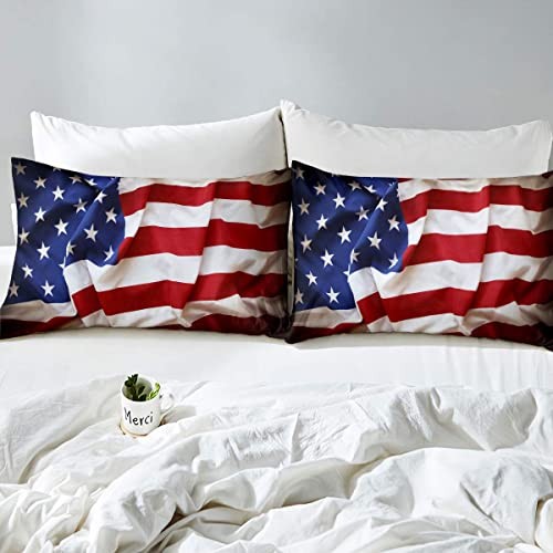 American Flag Comforter Set, United States Down Comforter Size Queen Multi 1
